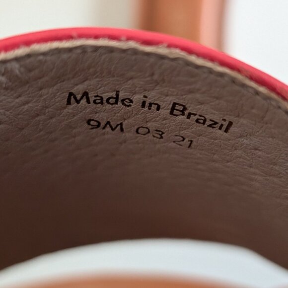 NWOT - Jack Rogers Sofia Slide Fire Red Slides - Size 9M - Picture 3 of 4